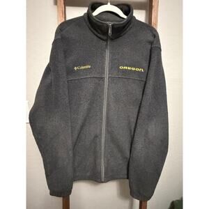 Columbia- Oregon Ducks Flanker III Fleece Full-Zip Size L